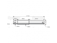 Lower Link Implement Pin (Cat. 1/2)