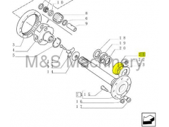 HALF AXEL BEARING