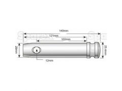 TOP LINK PIN CAT 2 X 5 1/2'