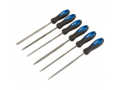 6 Piece 140MM Soft grip Needle File Set